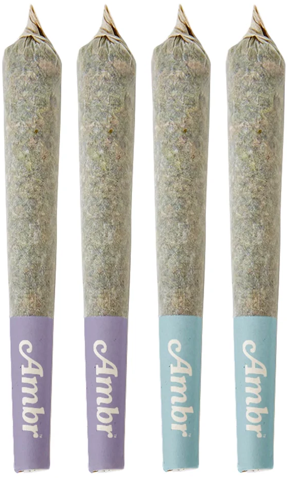 4x0.5g Infused Multi strain pre roll pack - hybrid/indica mix